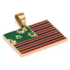 Hanger met Pan-Afrikaanse vlag