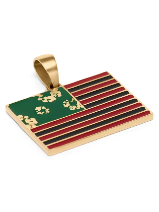 Hanger met Pan-Afrikaanse vlag
