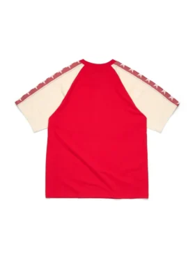 Jacquard City T-shirt Rood