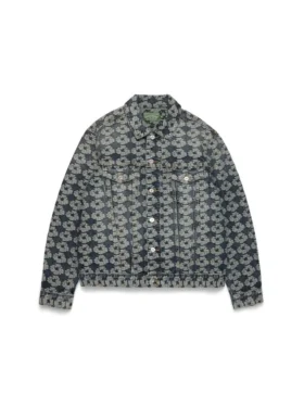 Jacquard Wreath-Denim-spijkerjasje