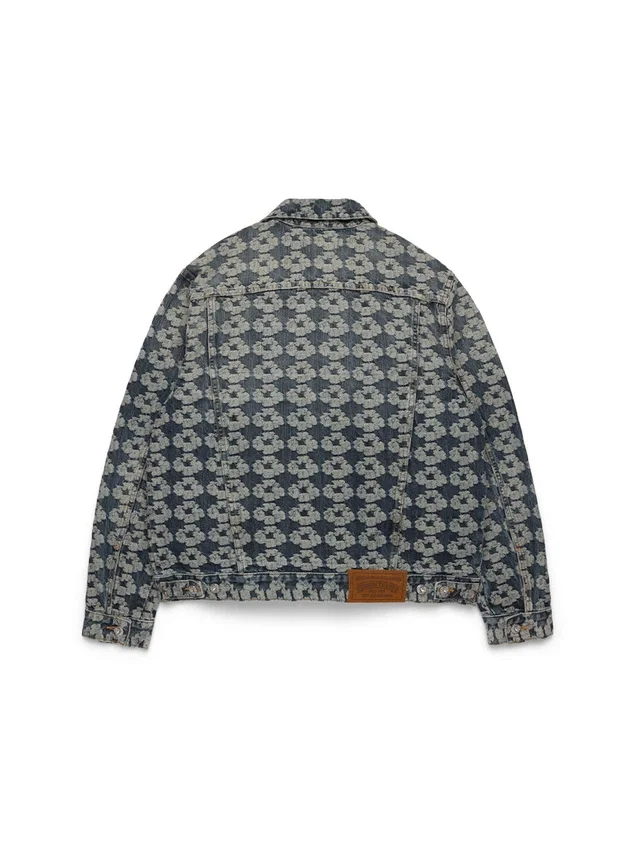 Jacquard Wreath-Denim-spijkerjasje