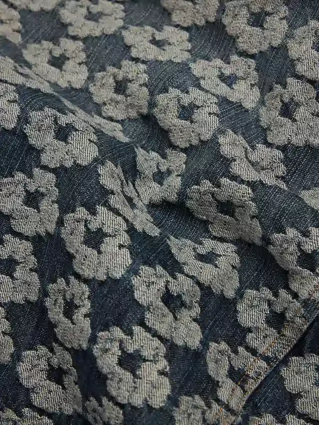 Jacquard Wreath-Denim-spijkerjasje