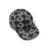 Jacquard Wreath-denim, Washed Black