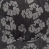 Jacquard Wreath-denim, Washed Black