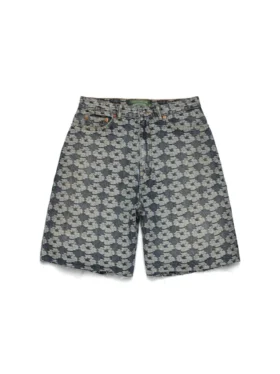 Jacquard Wreath-Denimshort