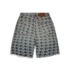 Jacquard Wreath-Denimshort