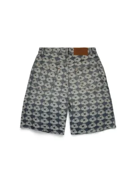 Jacquard Wreath-Denimshort