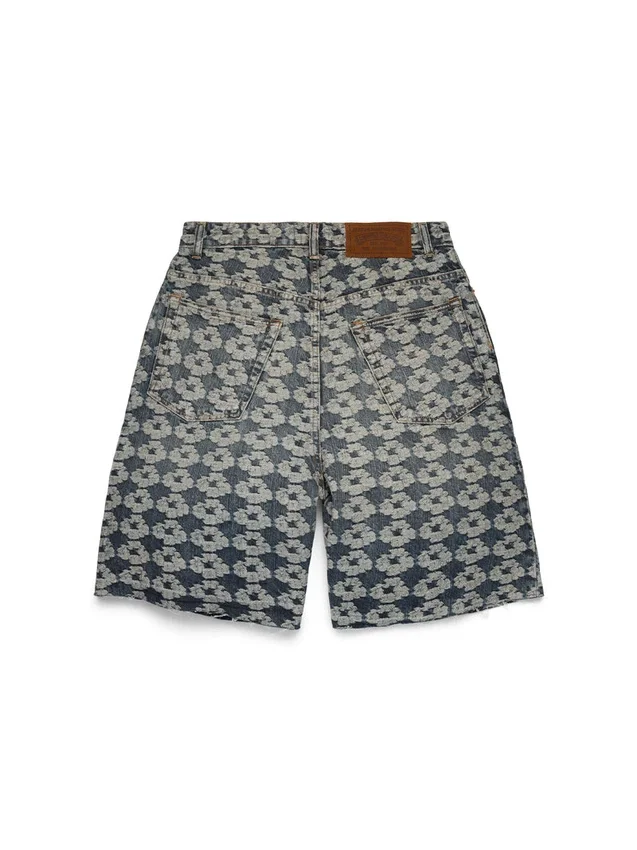 Jacquard Wreath-Denimshort