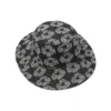 Jacquard Wreath-emmerhoed, gewassen zwart