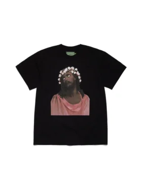 Jesus T-shirt zwart