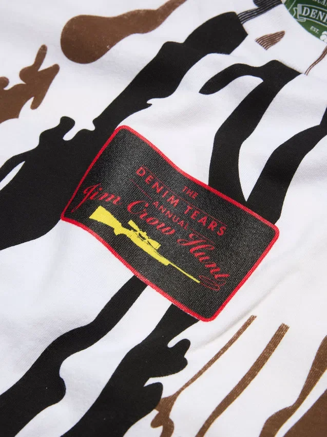 Jim Crow Hunt T-shirt, wit camouflage