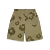 Katoenen korte broek met 'Cotton Wreath'-motief, khaki