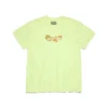 Katoenen T-shirt met bloemenlogo, limoengroen