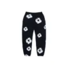 Kinder-Cotton Wreath Sweatpant, zwart