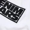 Larmes de Denim T-shirt Wit