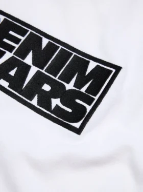 Larmes de Denim T-shirt Wit