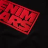 Larmes de Denim T-shirt, zwart