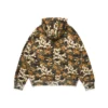 Libertas hoodie met bloemenprint en rits