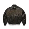 Libertas leren jas met studs