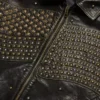 Libertas leren jas met studs