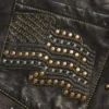 Libertas leren short met studs