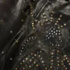 Libertas leren short met studs
