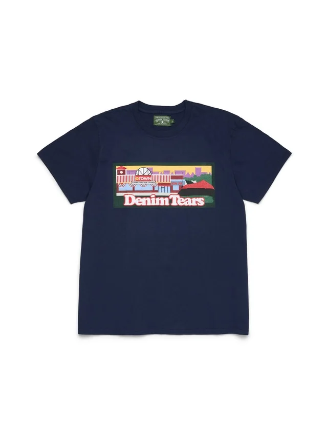 Liberty Rock Skyline T-shirt Navy