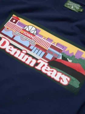 Liberty Rock Skyline T-shirt Navy
