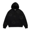 Mono Cotton Wreath Hoodie, zwart