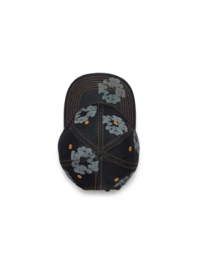 Mono Cotton Wreath Raw Denim-pet, gewaschen indigo