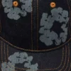 Mono Cotton Wreath Raw Denim-pet, gewaschen indigo