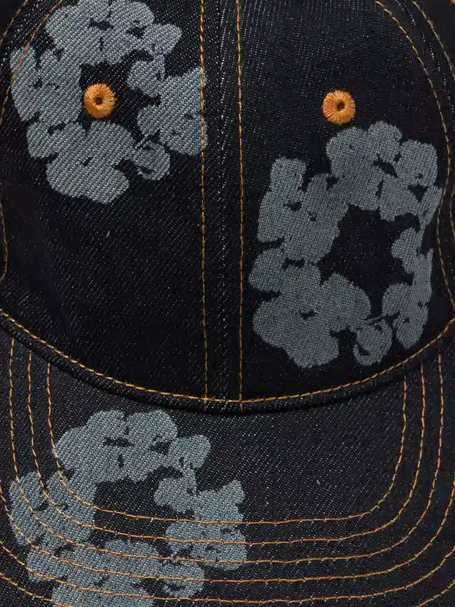 Mono Cotton Wreath Raw Denim-pet, gewaschen indigo