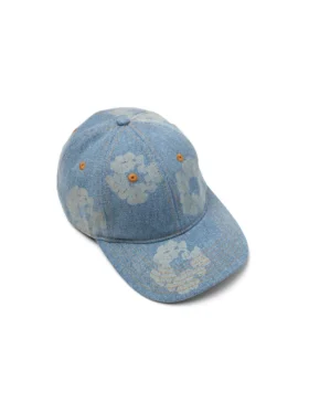 Mono Cotton Wreath Raw Denim-pet, lichte wassing