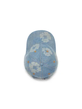 Mono Cotton Wreath Raw Denim-pet, lichte wassing