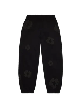 Mono Cotton Wreath Sweatpant zwart