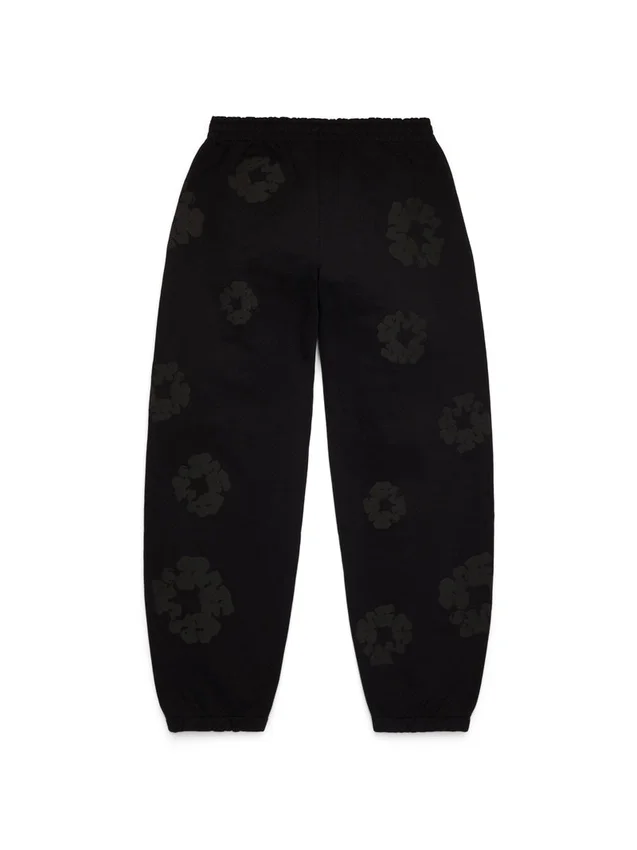 Mono Cotton Wreath Sweatpant zwart