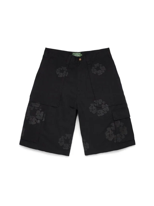 Mono Wreath cargoshort zwart