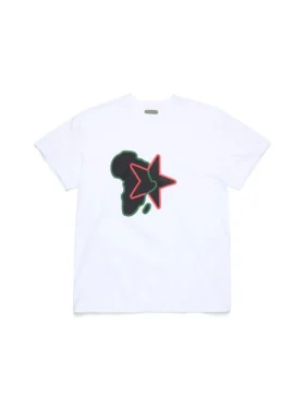 Pan-African Star T-shirt Wit