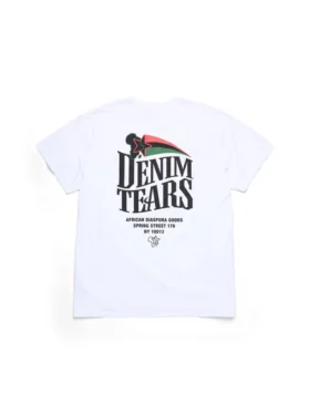 Pan-African Star T-shirt Wit