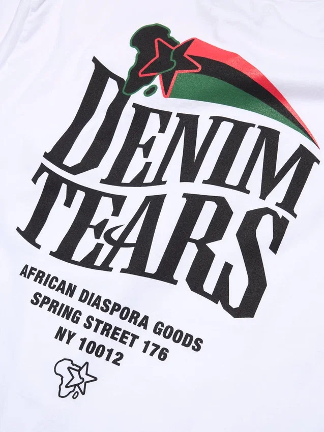 Pan-African Star T-shirt Wit