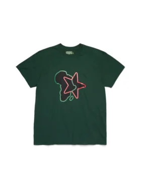 Pan-Afrikaans ster-T-shirt groen