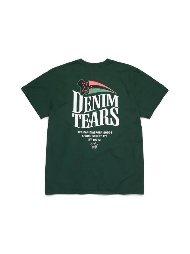 Pan-Afrikaans ster-T-shirt groen