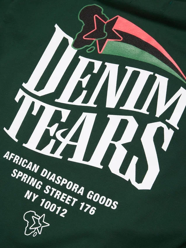 Pan-Afrikaans ster-T-shirt groen