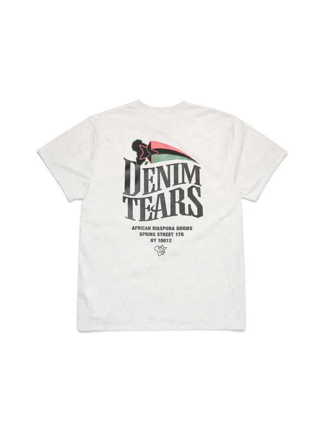 Pan-Afrikaans T-shirt grijs