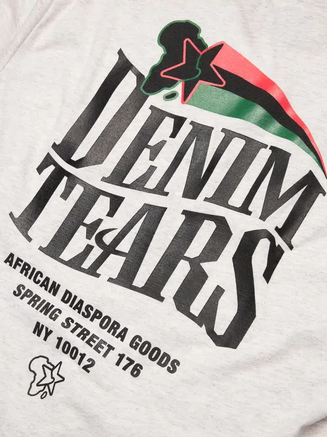 Pan-Afrikaans T-shirt grijs