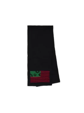 Pan-Afrikaanse Wreath-vlag sjaal, zwart