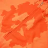 Peace Wreath Knockout-hoodie met rits, oranje