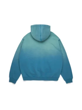 Peace Wreath Knockout Zip Hoodie Blauw