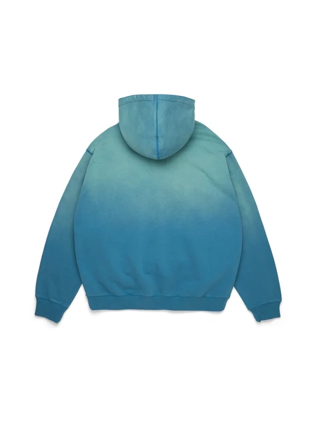 Peace Wreath Knockout Zip Hoodie Blauw