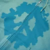 Peace Wreath Knockout Zip Hoodie Blauw